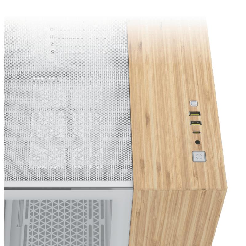 Corsair Tower 2500X White Bamboo Wood (CC-9011288-WW) (CC9011288WW)