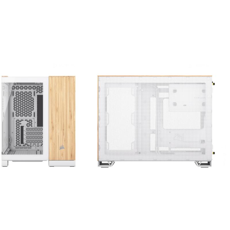 Corsair Tower 2500X White Bamboo Wood (CC-9011288-WW) (CC9011288WW)
