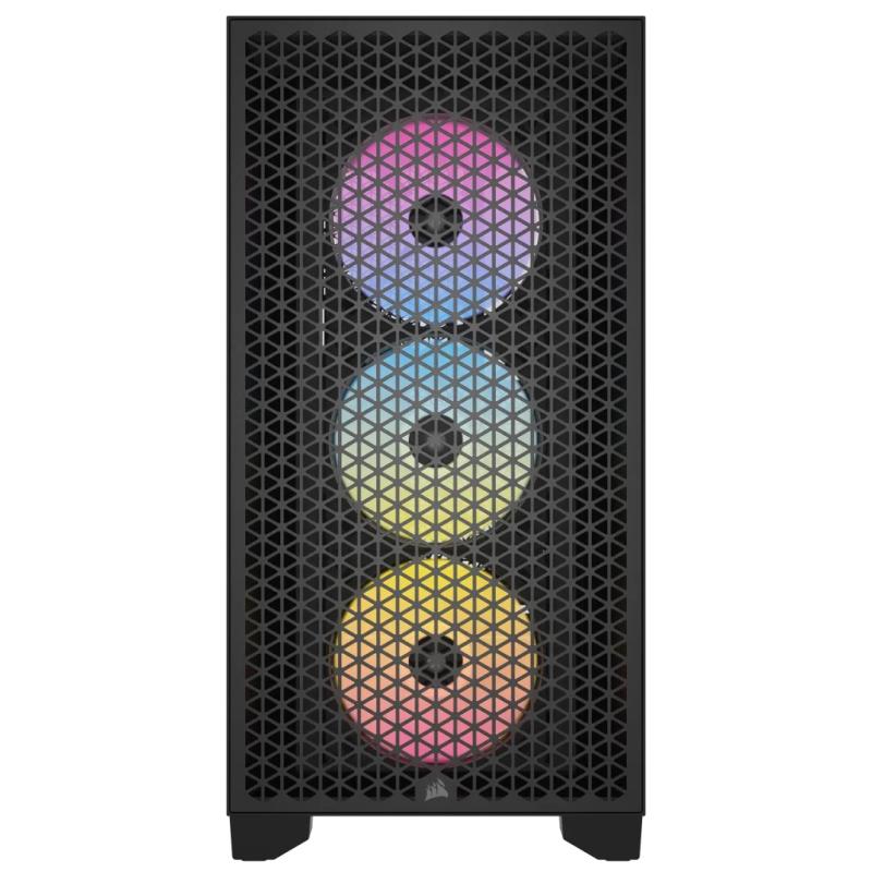 Corsair Tower 3000D RGB Airflow Black Schwarz (CC-9011255-WW) (CC9011255WW)
