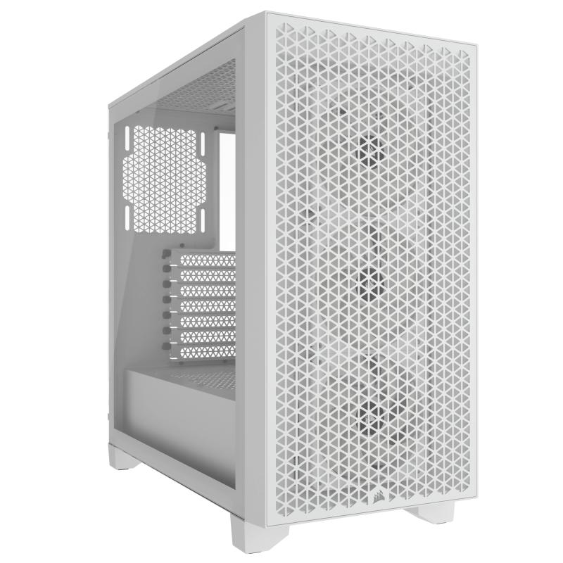 Corsair Tower 3000D RGB Airflow White (CC-9011256-WW) (CC9011256WW)