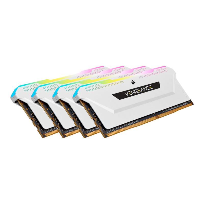 Corsair Vengeance RGB PRO SL DDR4 64GB (4x16GB) 3600MHz (CMH64GX4M4D3600C18W)