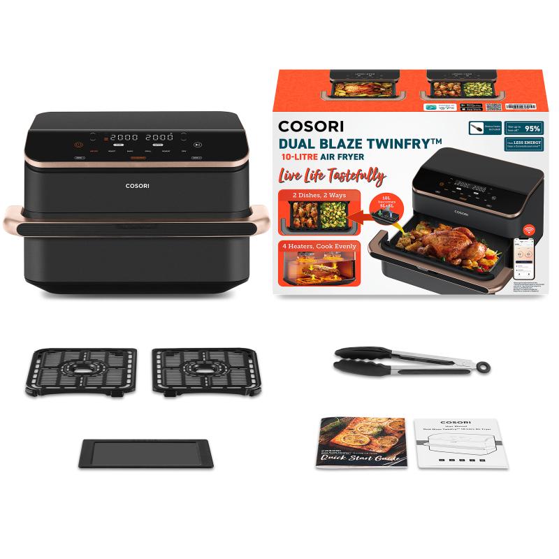 Cosori Airfyer Twinfry 10l CAF-TF101S-AEUR CAFTF101SAEUR (CAF-TF101S-AEUR)
