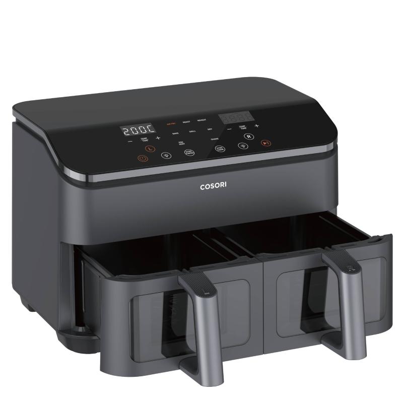Cosori Double Airfryer 8,5l black Schwarz CAF-R901-AEU CAFR901AEU (CAF-R901-AEU)