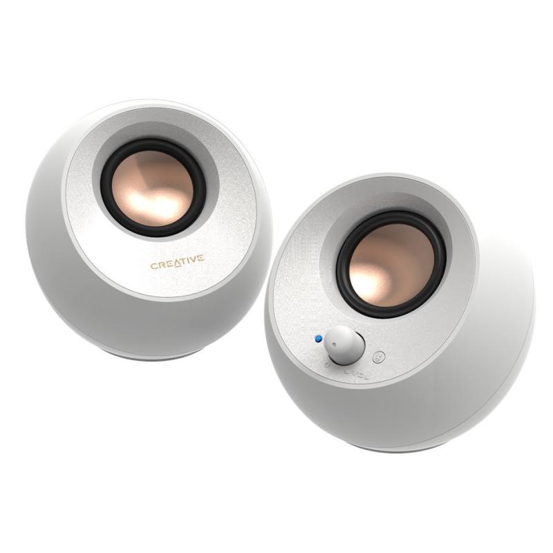 Creative Computer Speaker Pebble V3 2 0 bluetooth white (51MF1700AA002)