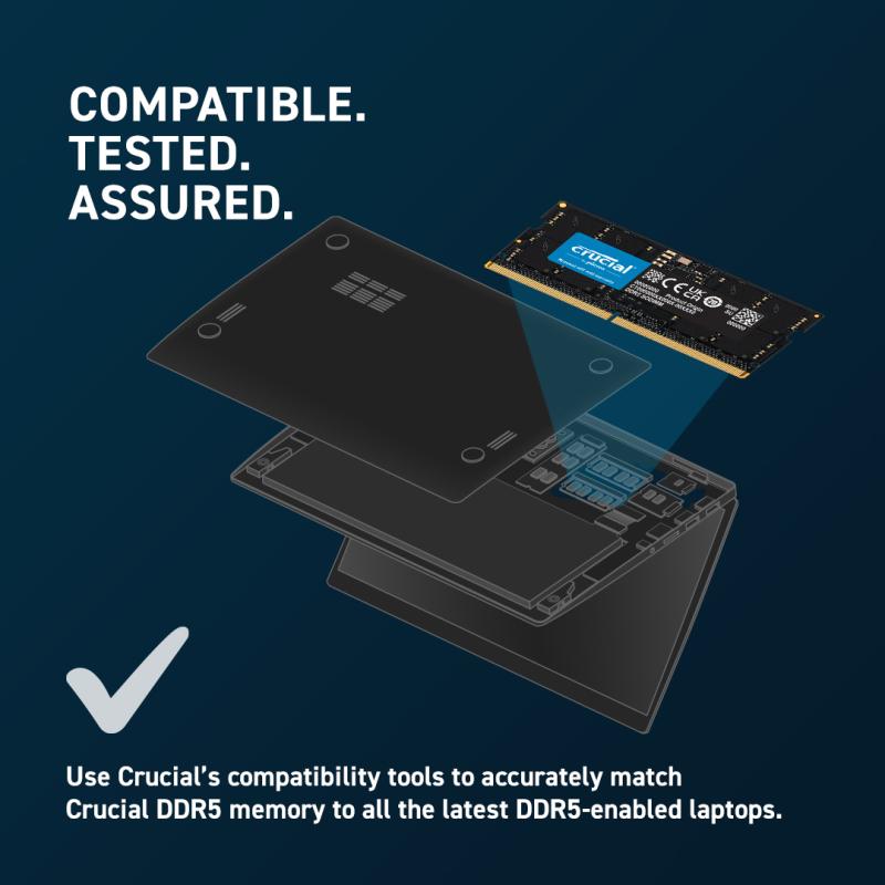 Crucial DDR5 32GB 5600MHz SO-DIMM SODIMM (CT32G56C46S5)