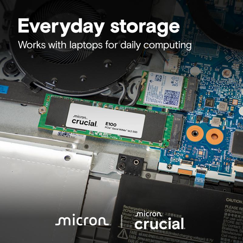 Crucial E100 Internal (CT2000E100SSD8) SSD 2TB M 2 Crucial2 Crucial 2