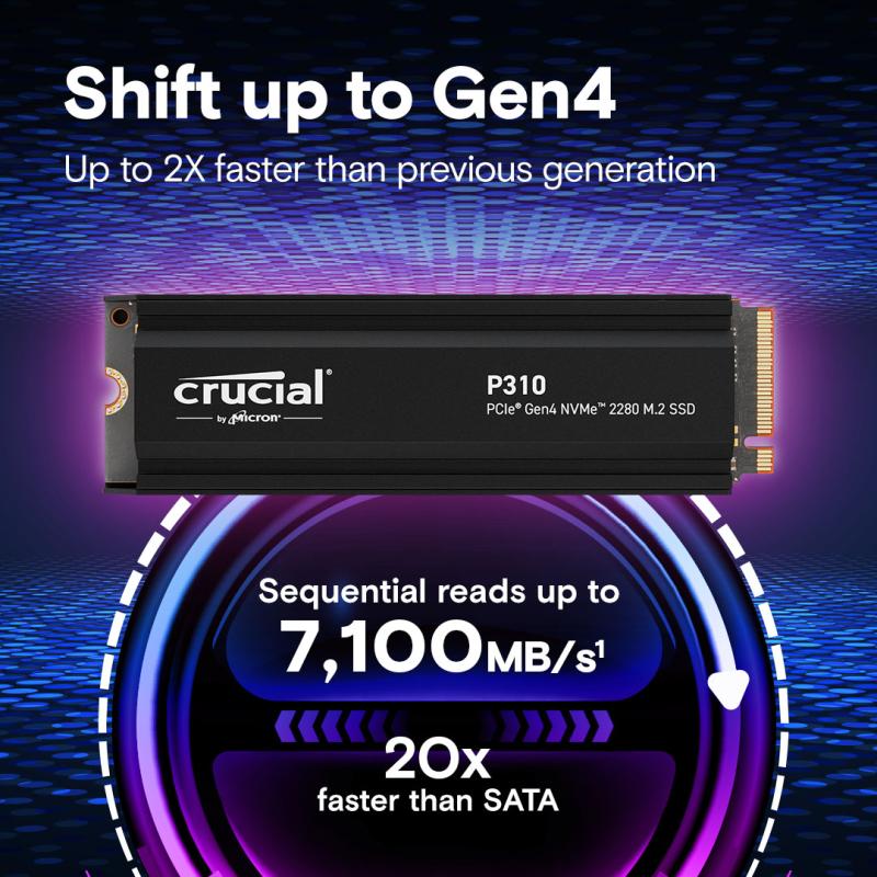 Crucial P310 Internal (CT1000P310SSD5) SSD 1TB M 2 Crucial2 Crucial 2
