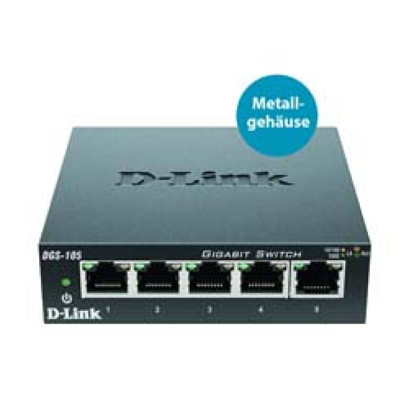 D-LINK DLINK Switch (DGS-105 E) (DGS105 E)