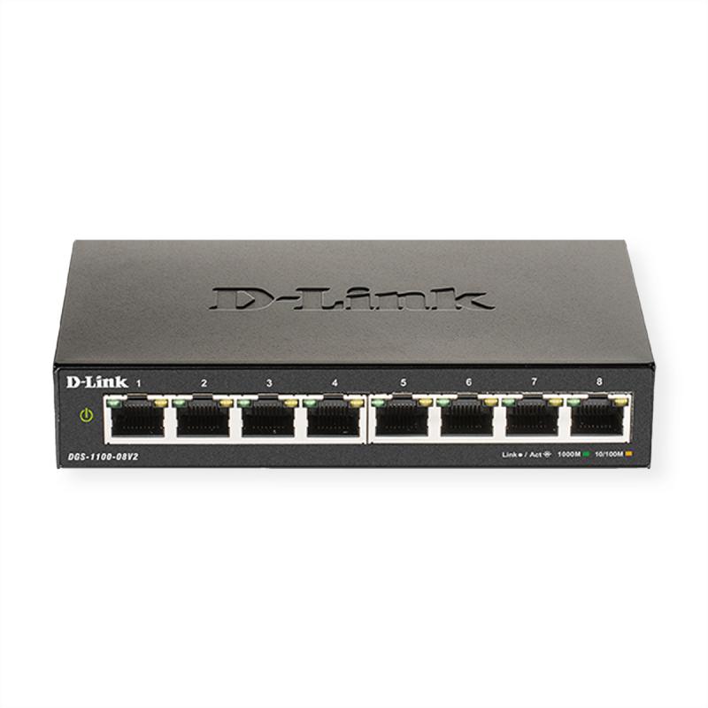 D-LINK DLINK Switch DGS-1100-08V2 E DGS110008V2 E (DGS-1100-08V2 E) (DGS110008V2 E)