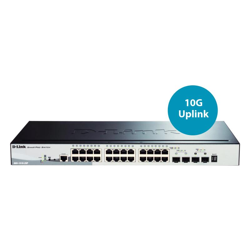D-Link DLink Switch DGS-1510-28P E DGS151028P E (DGS-1510-28P/E)