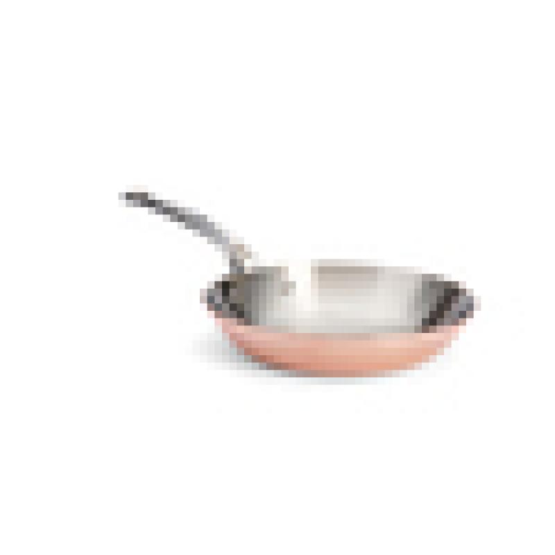 De Buyer Copper Steel Induction Evasee Saute Pan Prima Matera 24cm (6224 24) deBuyer24) deBuyer 24)