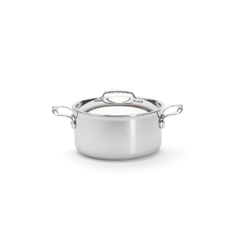 De Buyer Stainless Steel Induction Stewpot With Lid Affinity 24cm (3742 24) deBuyer24) deBuyer 24)