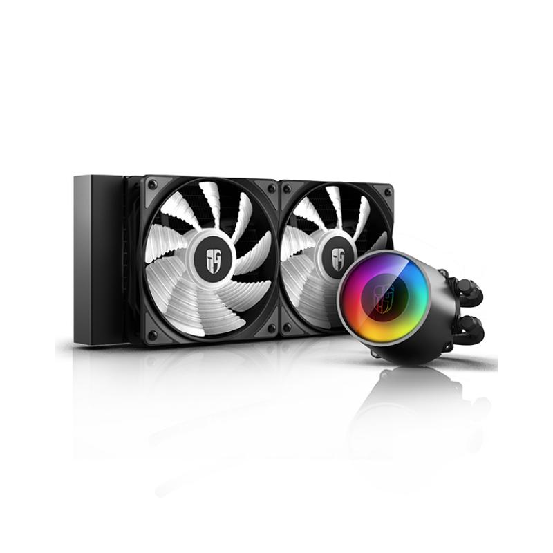 DeepCool Gamer Storm Castle 240 RGB V2 Prozessor-Flüssigkeitskühlsystem ProzessorFlüssigkeitskühlsystem (DP-GS-H12AR-CSL240V2) (DPGSH12ARCSL240V2)