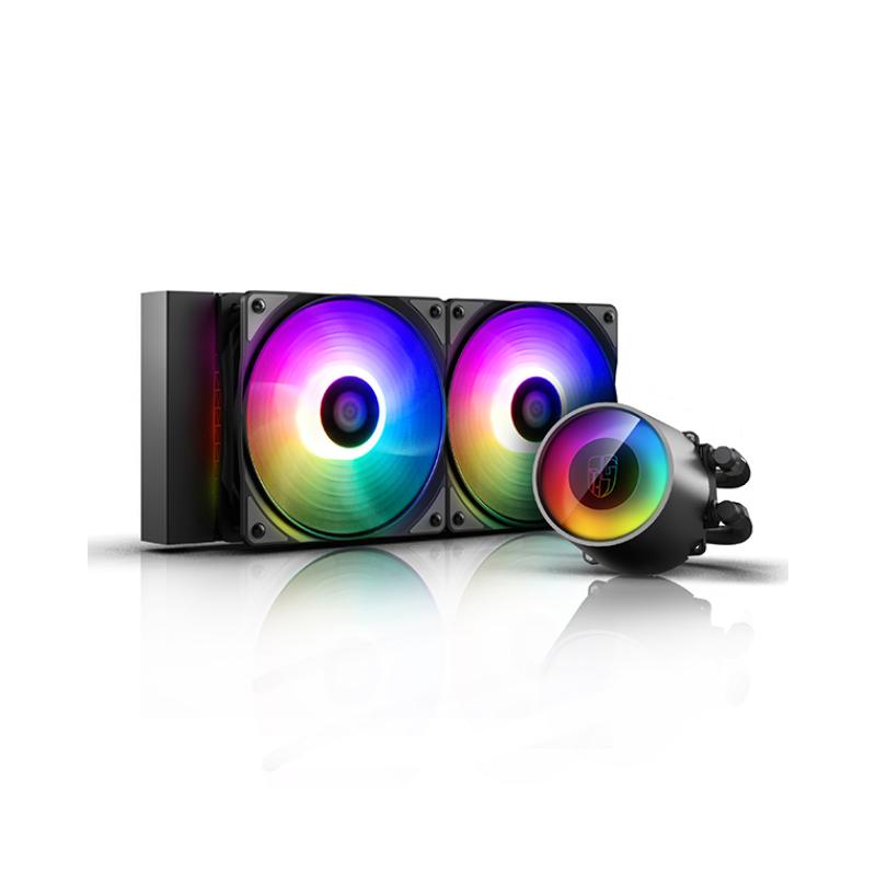 DeepCool Gamer Storm Castle 240 RGB V2 Prozessor-Flüssigkeitskühlsystem ProzessorFlüssigkeitskühlsystem (DP-GS-H12AR-CSL240V2) (DPGSH12ARCSL240V2)