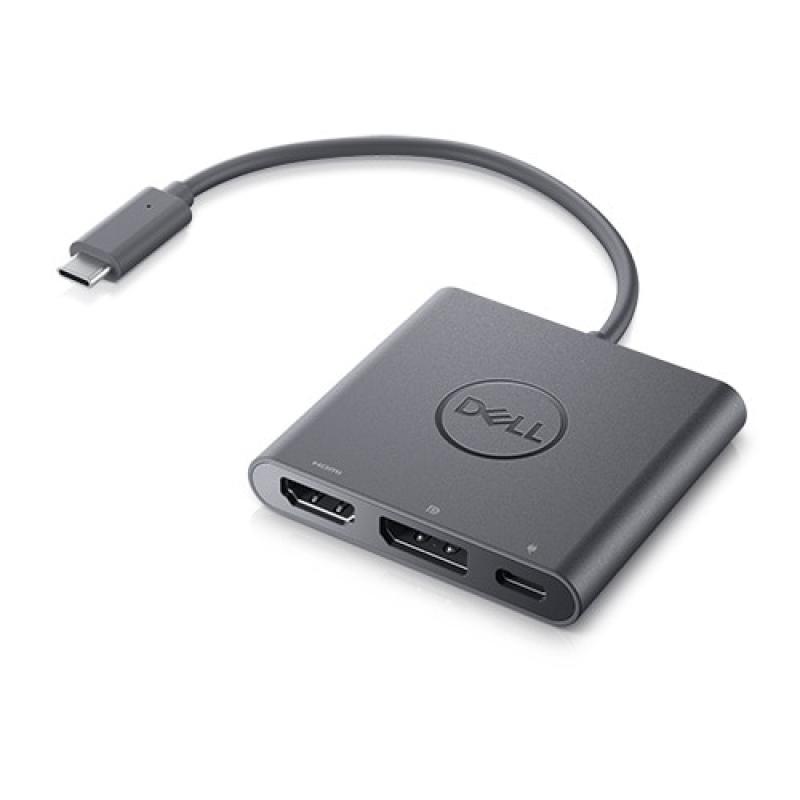 Dell Adapter USB-C USBC to HDMI DP with Power Pass-Through PassThrough (DBQAUANBC070)