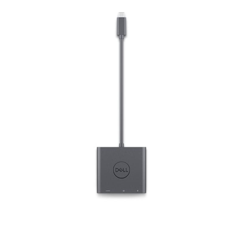 Dell Adapter USB-C USBC to HDMI DP with Power Pass-Through PassThrough (DBQAUANBC070)
