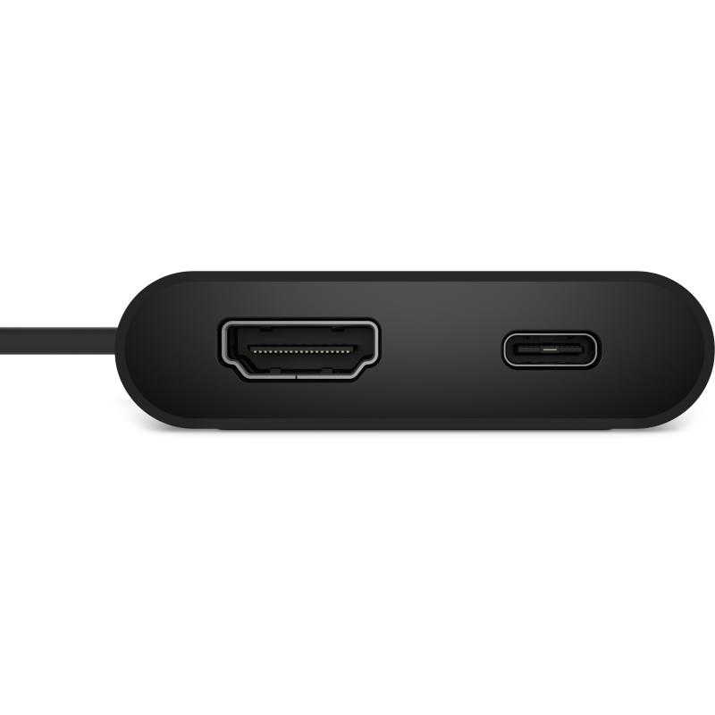 Dell Pro 4-in-1 4in1 USB-C USBC Travel Hub-DA225 HubDA225 (DA225-BK-EMEA) (DA225BKEMEA)