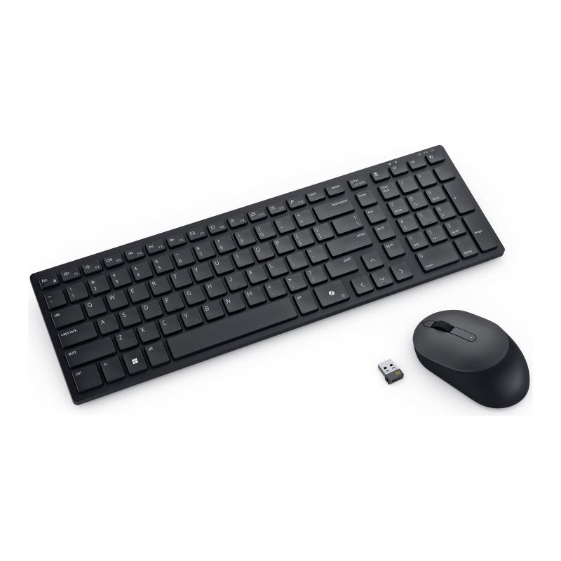 Dell Pro Compact Silent Keyboard and Mouse KM555 (KM555-BLK-GER) (KM555BLKGER)