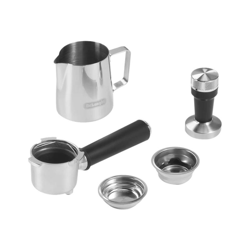 DeLonghi Coffeemachine Dedica Metallics EC785 GY DelonghiGY Delonghi GY grey with Cappuccinatore (EC785.GY)