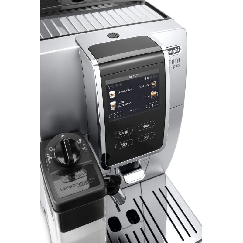 DeLonghi Coffeemachine ECAM 370 70 SB Delonghi70 Delonghi 70 silver black (ECAM 370.70.SB)