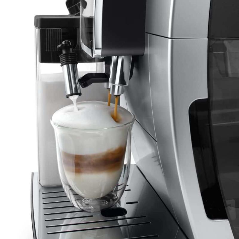 DeLonghi Coffeemachine ECAM 380 85 SB Delonghi85 Delonghi 85 Dinamica Plus silver black (ECAM 380.85.SB)