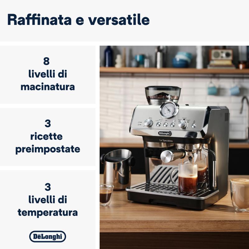 DeLonghi Coffeemachine La Specialista Arte EC9155 MB DelonghiMB Delonghi MB metal black (EC9155.MB)