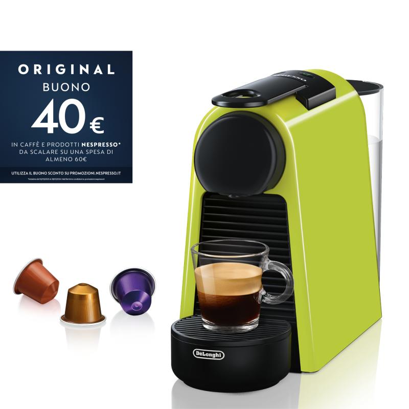DeLonghi Coffeemachine Nespresso Essenza Mini EN85 L DelonghiL Delonghi L lime (EN85.L)