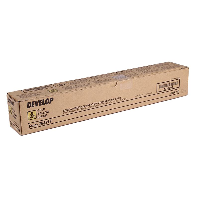 Develop Toner TN-321 TN321 Yellow Gelb (A33K2D0)