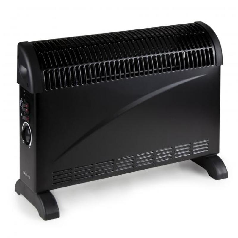 Domo Heating Radiator (DO7350CH) Konvektor black Schwarz