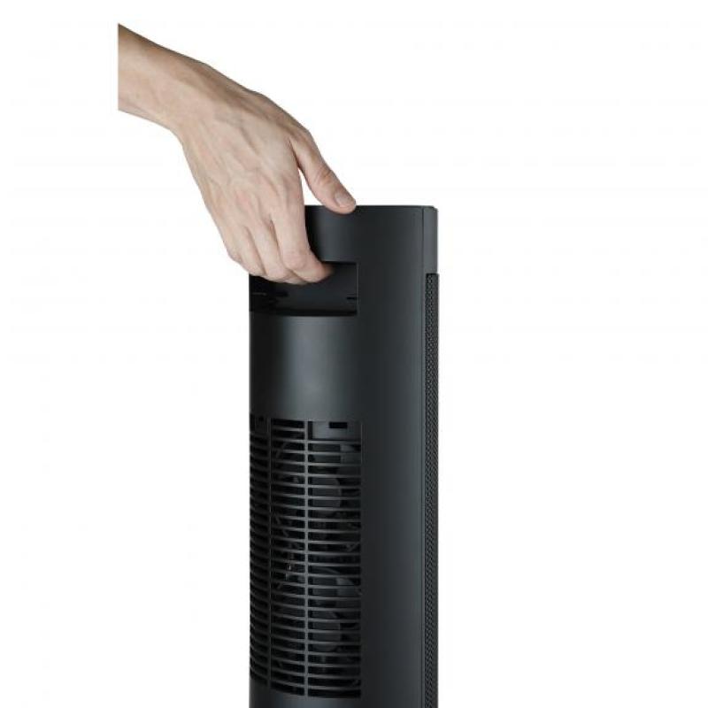 Domo Heating Tower with Chimney effect black Schwarz (DO7345H)
