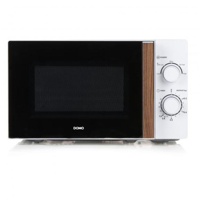 Domo Microwave 20l silver black wooden (DO1057)