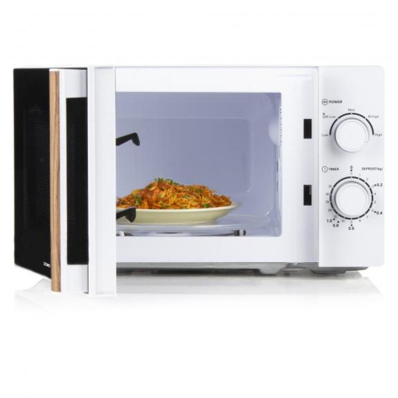 Domo Microwave 20l silver black wooden (DO1057)