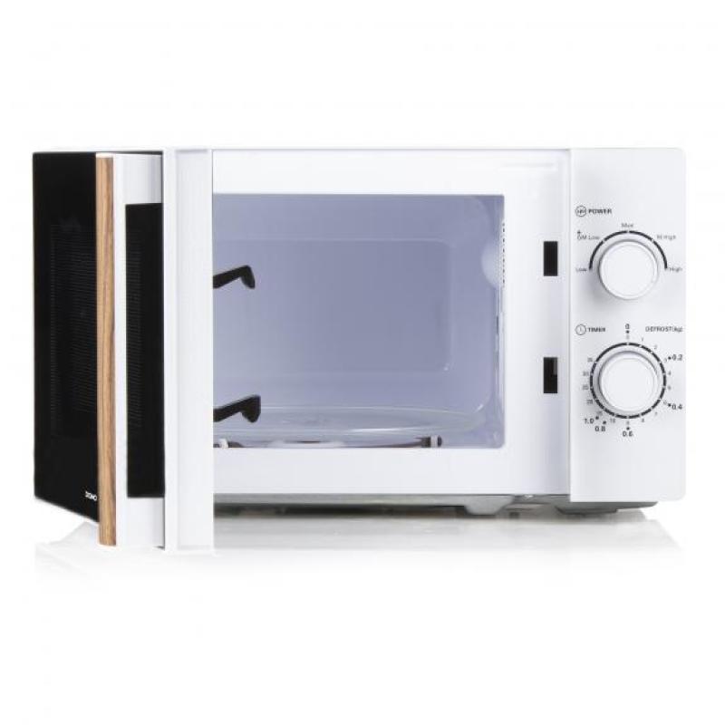 Domo Microwave 20l silver black wooden (DO1057)