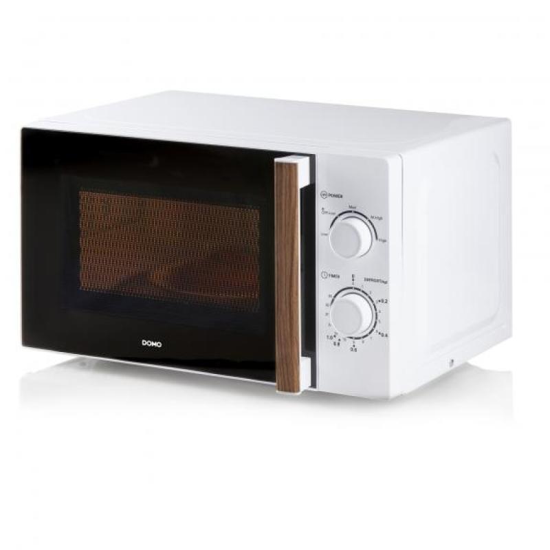 Domo Microwave 20l silver black wooden (DO1057)