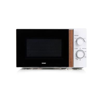 Domo Microwave 20l silver black wooden (DO1057)