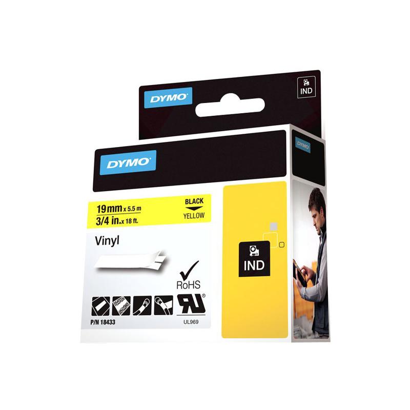 Dymo (18433) Black Yellow (S0718470)
