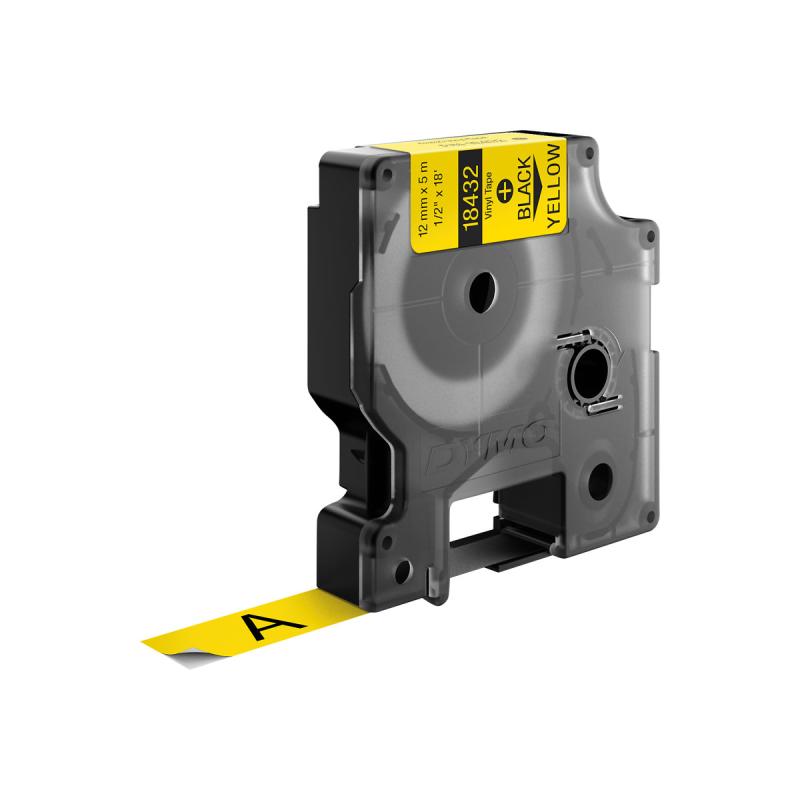 Dymo Rhino Schriftband Black Yellow (18432)