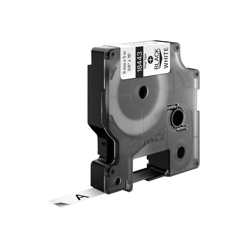 Dymo Schriftband (18443) Black White (S0718580)