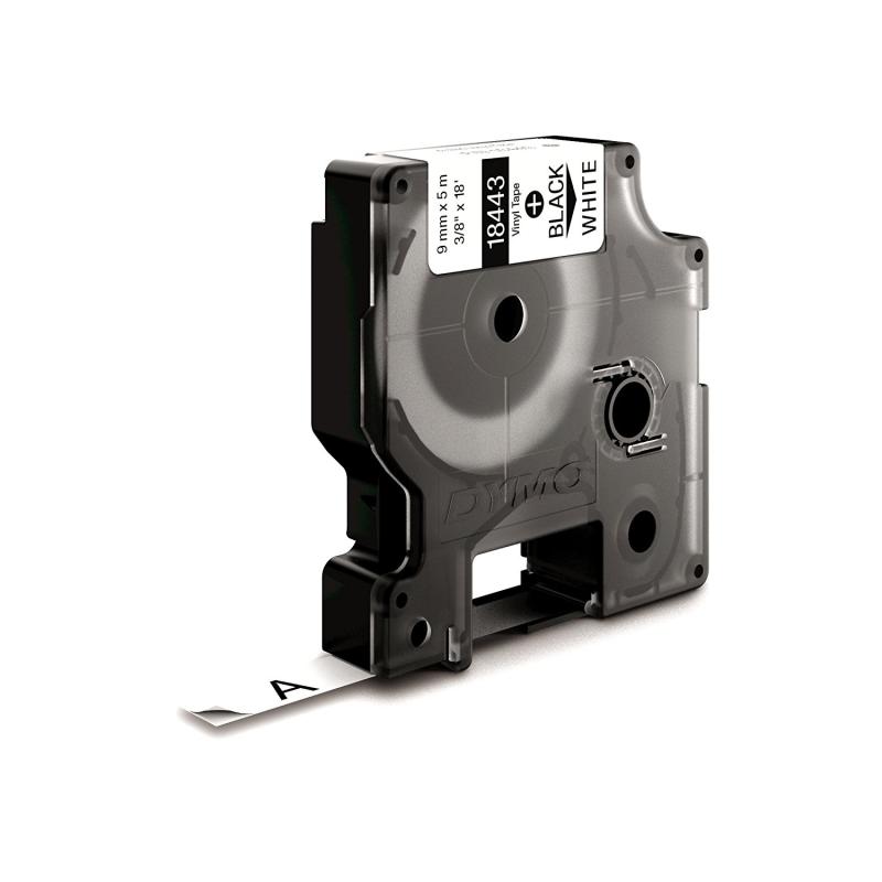 Dymo Schriftband (18443) Black White (S0718580)