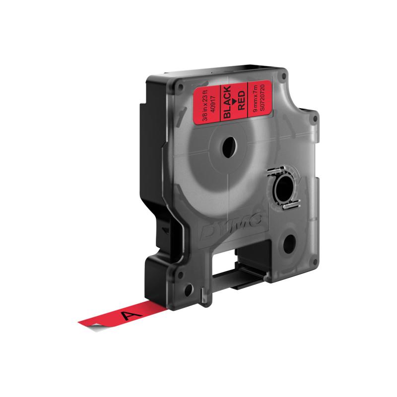 Dymo Schriftband 40917 Red Black Schwarz (S0720720)