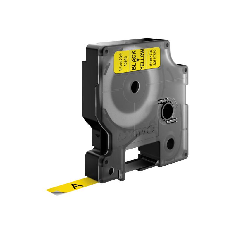 Dymo Schriftband 40918 Black Schwarz Yellow Gelb (S0720730)