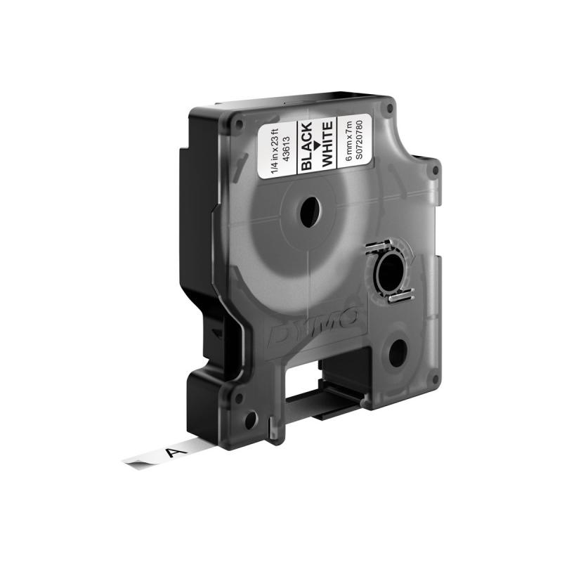 Dymo Schriftband 43613 White Black (S0720780)