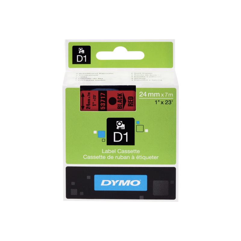 Dymo Schriftband Black Red 53717 (S0720970)