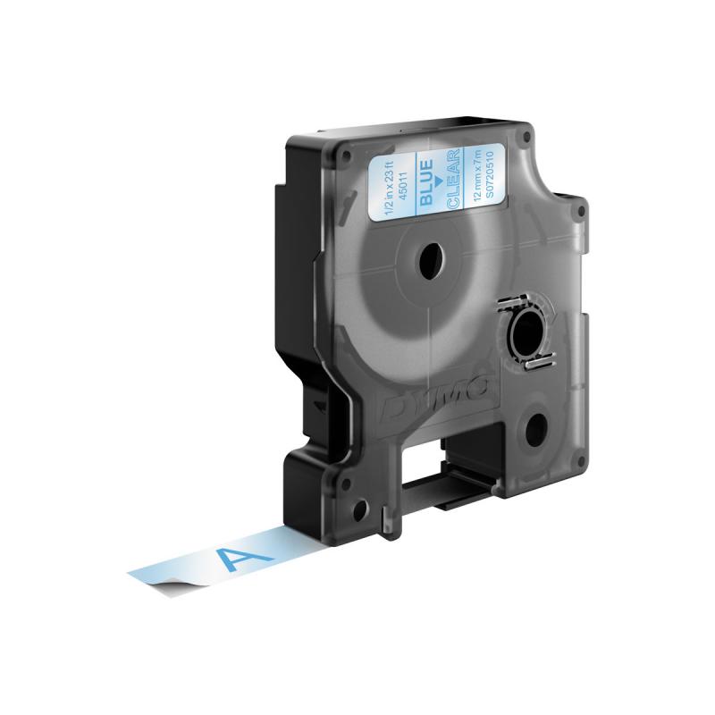Dymo Schriftband Clear Blue 45011 (S0720510)