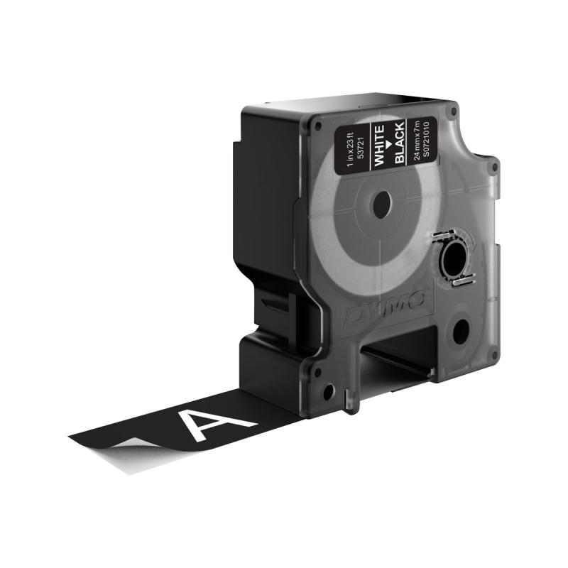 Dymo Schriftband White Black (S0721010)