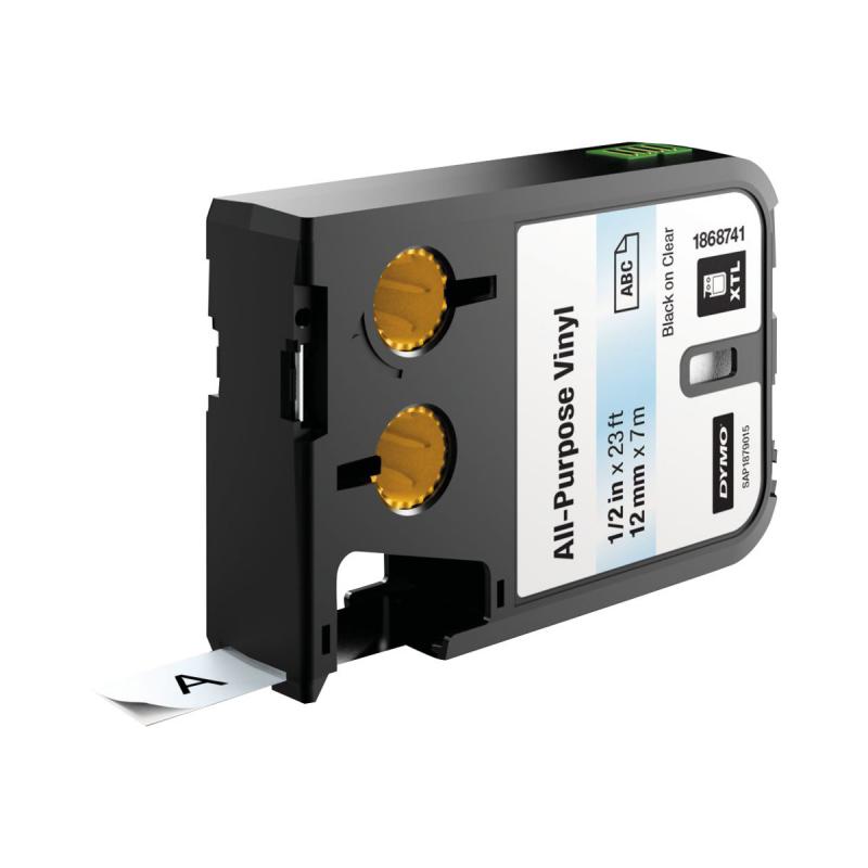 Dymo XTL Schriftband Black Transparent (1868741)