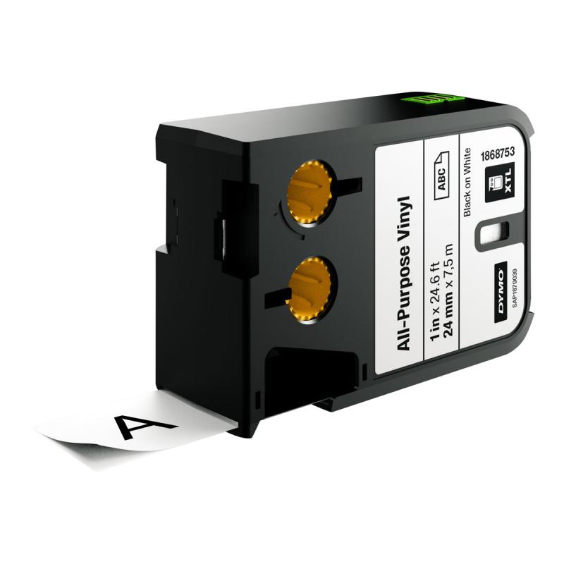 Dymo XTL Schriftband Black White (1868753)