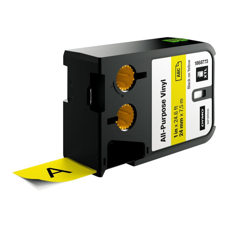 Dymo XTL Schriftband Black Yellow (1868773)