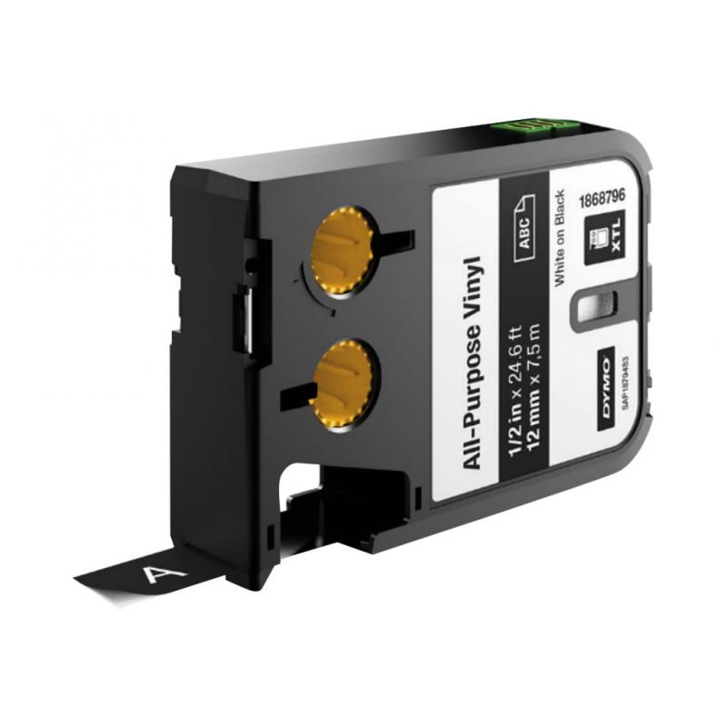 Dymo XTL Schriftband White Black (1868796)