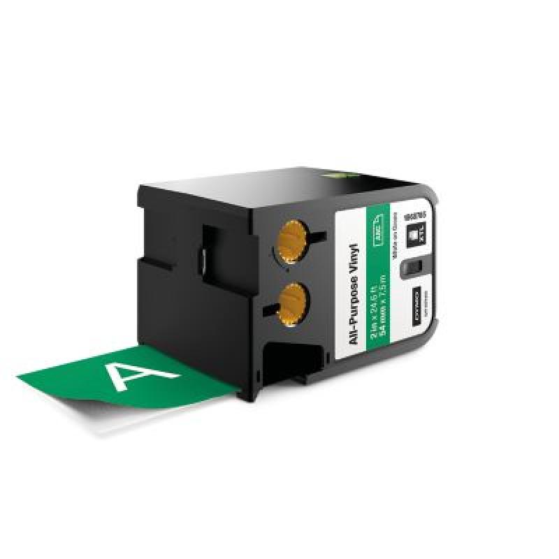 Dymo XTL Schriftband White Green (1868785)